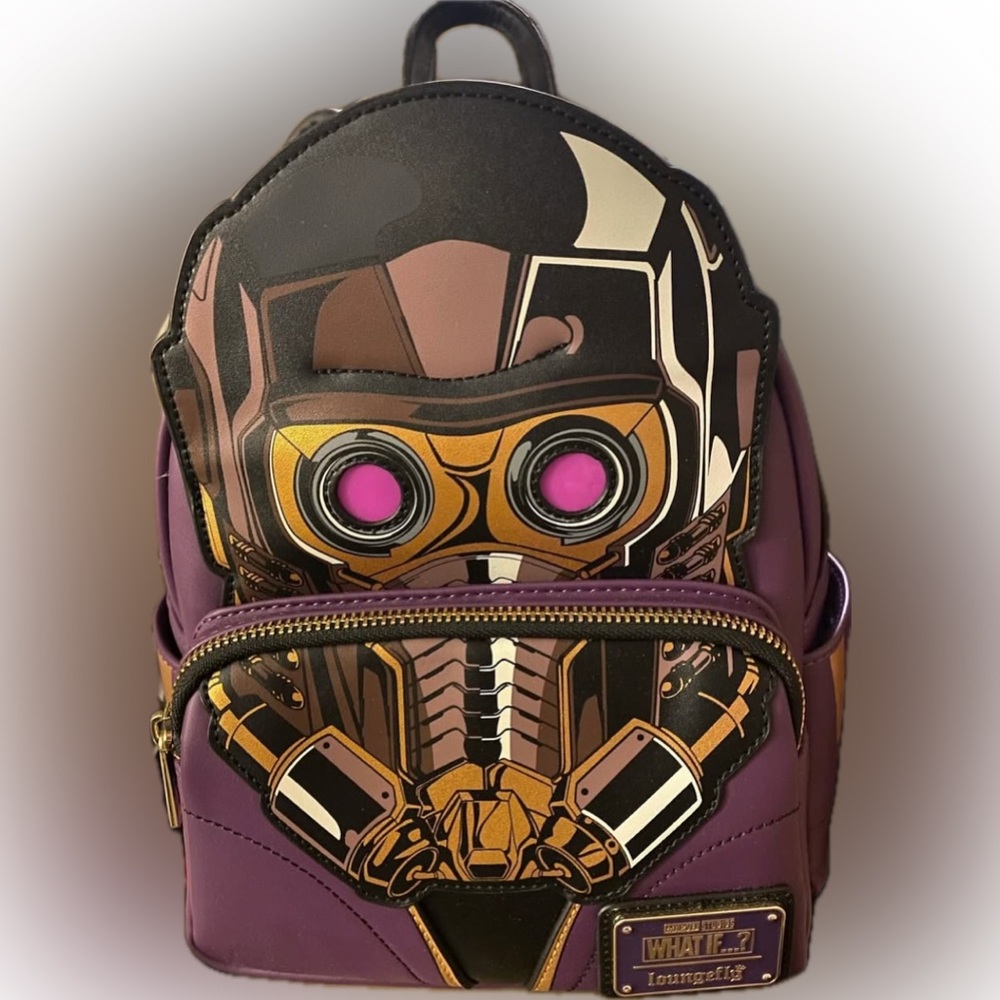 Loungefly T’Challa Black Panthers Star Lord What If Marvel backpack